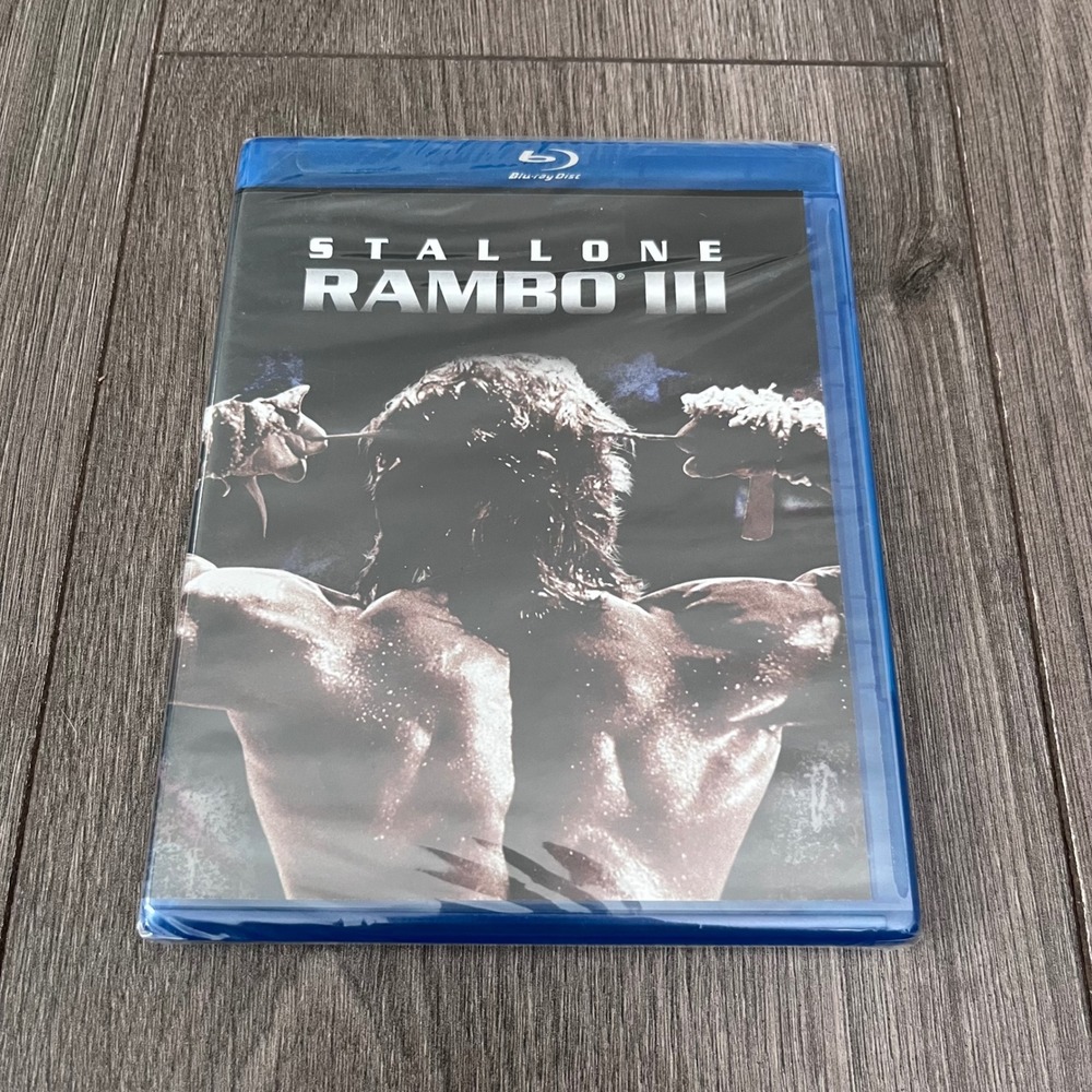 Rambo III Blu-ray Sylvester Stallone Action Movie New Sealed Lionsgate